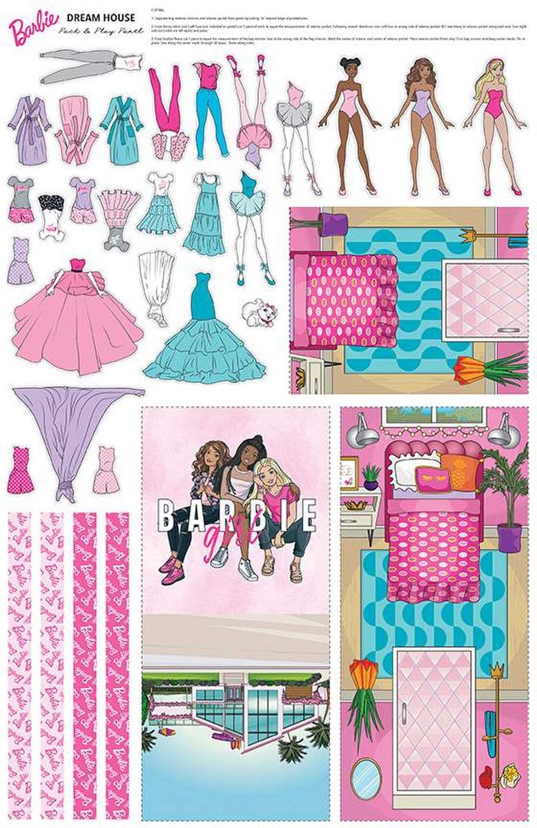 Barbie Girl Felt Panel