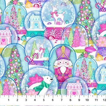 Merry and Bright Multi Turquoise Packed Globes
