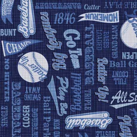 Bases Loaded Navy Baseball Text