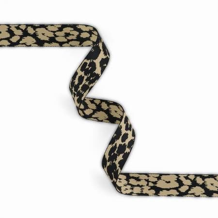 1-1/2&quot; Webbing Striped Leopard (3yd)