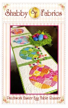 Shabby Fabrics - Easter Eggs Patchwork Accent Runner