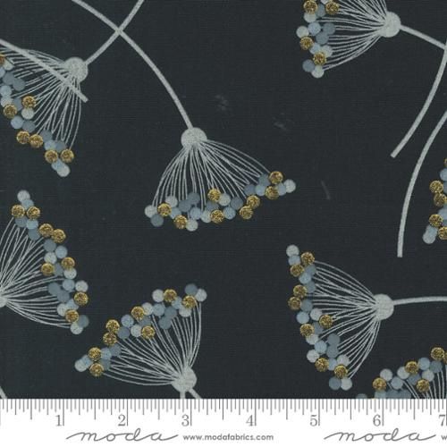Shimmer Metallic Ebony Dandelion