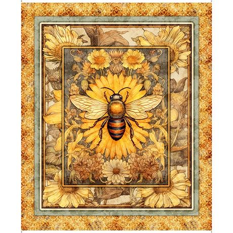 Queen Bee Panel 36&quot; x 42&quot;