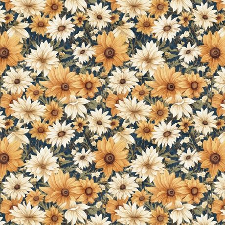 Queen Bee Packed Floral Midnight