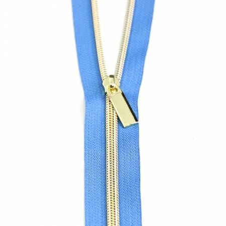 #5 Blue Jean Tape and Gold Coil (3yds, 9 pulls)