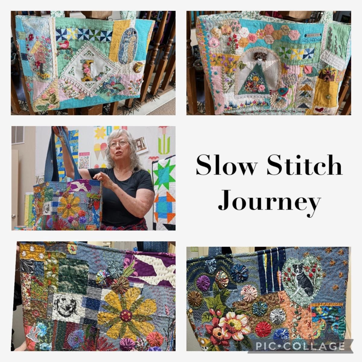 Slow Stitch Journey - Class 4 Sessions 9/3, 10/1, 11/5 and 12/3 6:00pm - 9:00pm