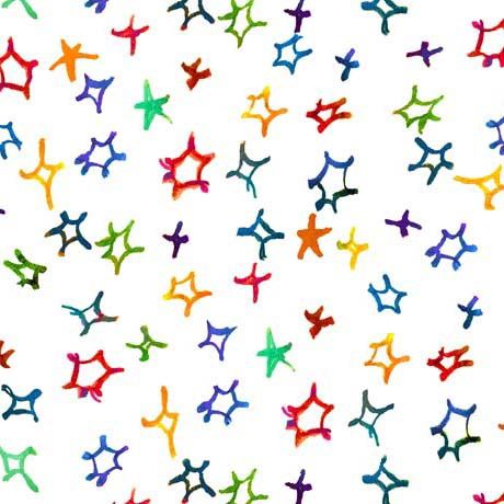 Delightful Dreams Small Stars White