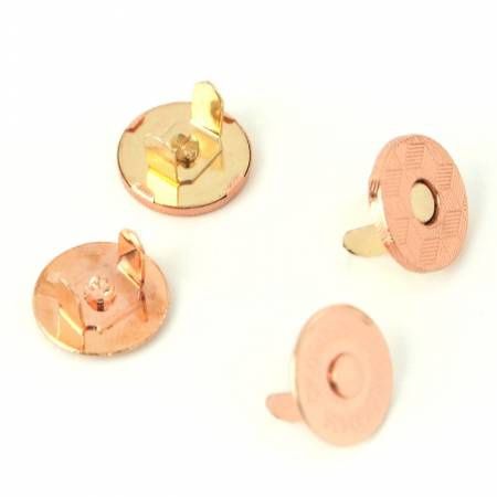 1/2&quot; Rose Gold Magnetic Snap (2pcs)