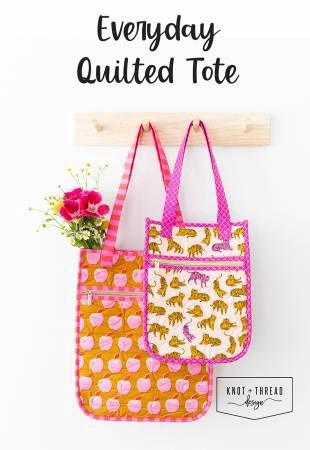 Everyday Quilted Tote Class:  Thursday, August 21st:  5:00pm - 9:00pm
