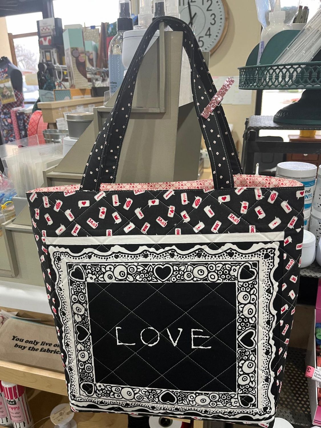 Beginner Panel/Block Tote Bag Class:  Tuesday March 4th:  10:00am - 4:0pm