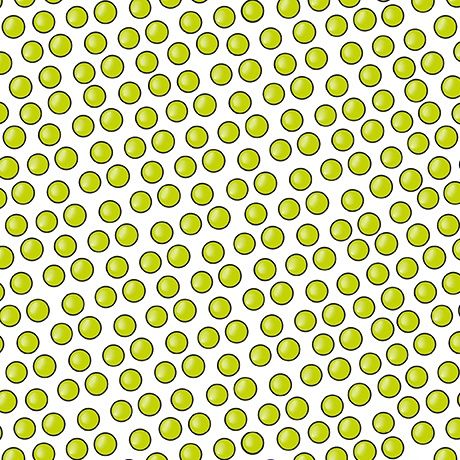 Whimsical Quilter Textured Dots Kiwi