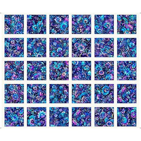 Fantasia Floral Picture Block Panel (36&quot; x 42&quot;