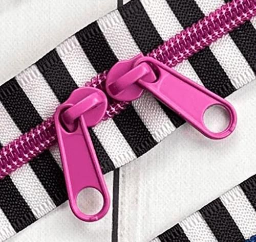 30&quot; Zipper Black/White Tape w/Petuna Pulls