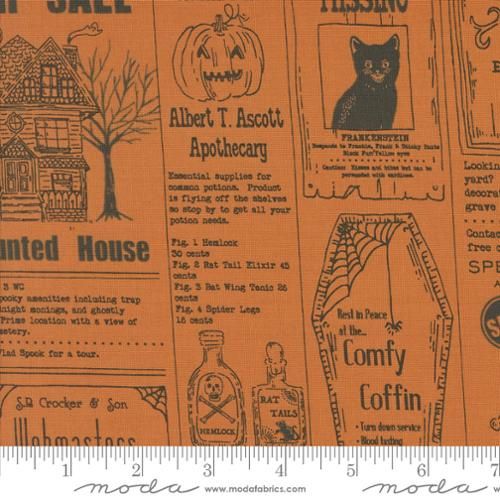 Home Sweet Haunt Vintage Newspaper Pumpkin