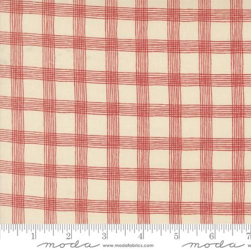 Threads Porcelain Red Plaids
