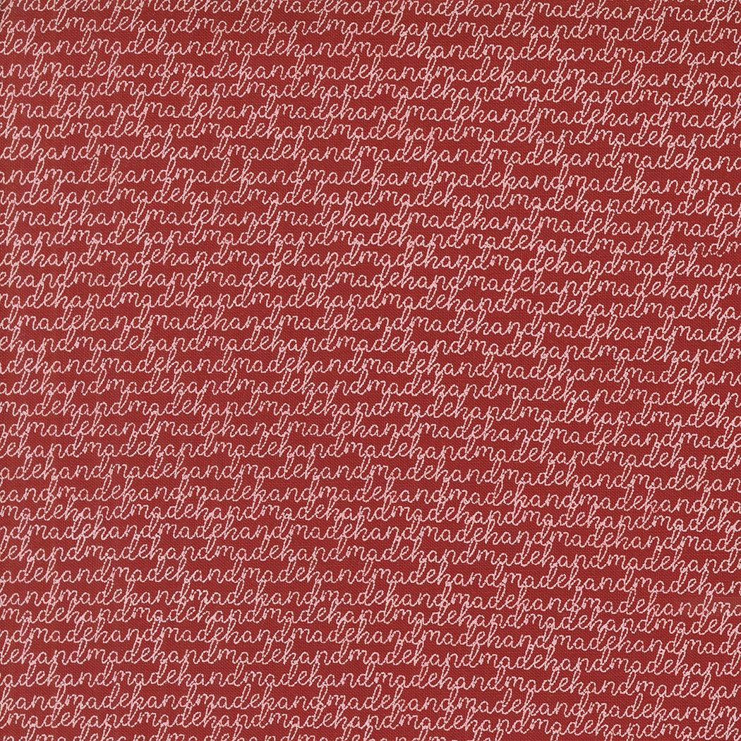 Threads Red Handmade Text and Words