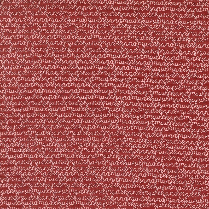 Threads Red Handmade Text and Words