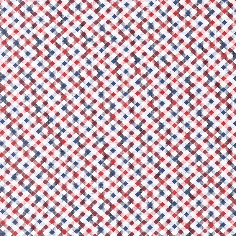 Star Spangled Simple Checks Patriotic