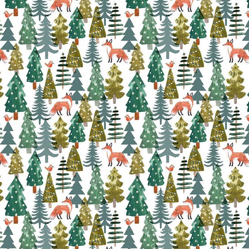 Baby It's Cold Fox Forest White