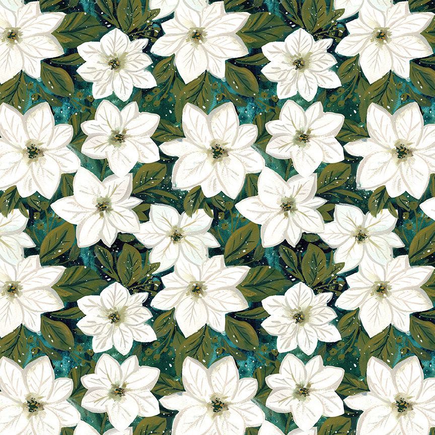 Baby It&#39;s Cold Nordic Poinsettia Multi