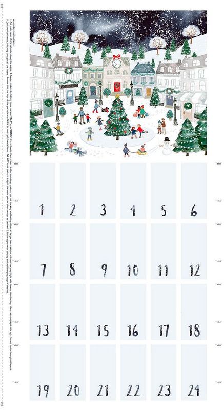 Baby It's Cold Advent Panel 42" x 22"