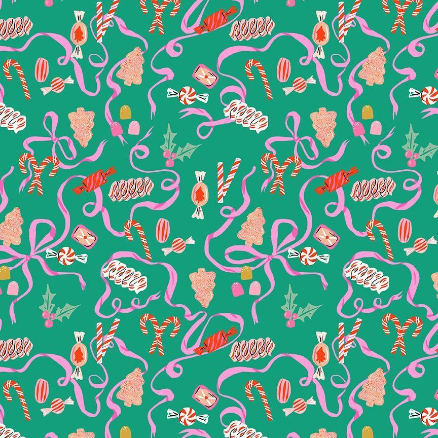 Holly Jolly Holiday Candy Peacock