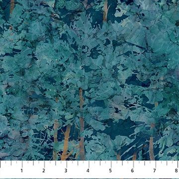 Fox Den Trees Dark Blue