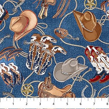 Cowboy Blues Blue Multi Boots