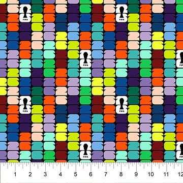 FIFA World Cup 2026 Patchwork Black Multi