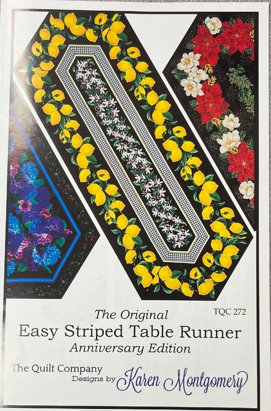 Easy Stripe Table Runner Class:  Saturday, 10/25, 10:00am - 1:00pm