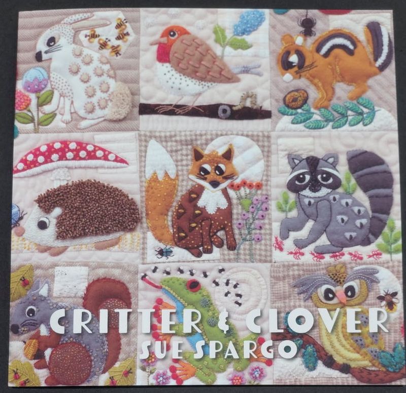 Sue Spargo Critter &amp; Clover Wool Embroidery Class w/Debbie:  1 of 3 sessions 2/12, 3/12 &amp; 4/9
