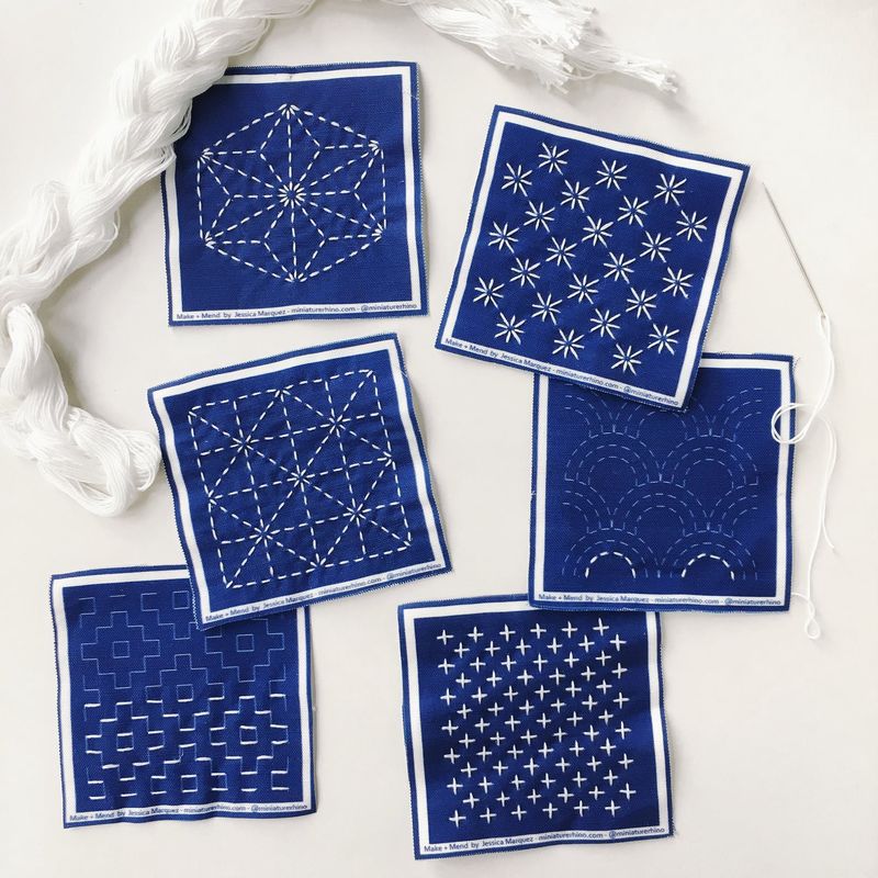 Sashiko Stitching  Class:  3 Sessions:  1/16, 1/23 &amp; 1/30 10:00am - 1:00pm