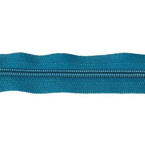 22" Zipper Turqoise Splash