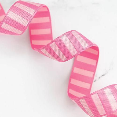1-1/2" Flamingo &amp; Pale Pink Webbing