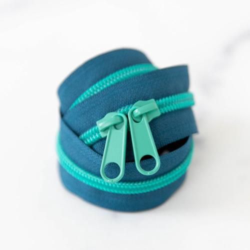30" Zipper Tealtastic