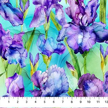 Infatuation Iris Feature Turq Multi