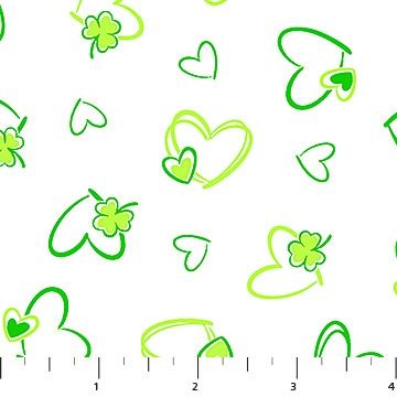 Paddy's Parade White Love and Luck