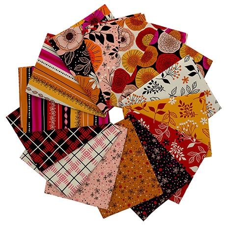 Blooms of Joy Fat Qtr Stack (14pcs)