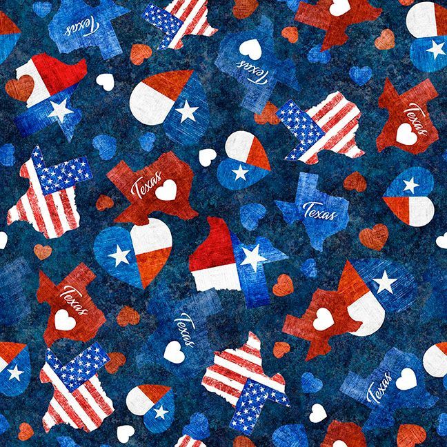 2026 All Texas Shop Hop Heart of Texas Navy