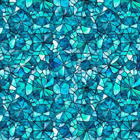 Mosaic Blooms Mosaic Blender Turquoise