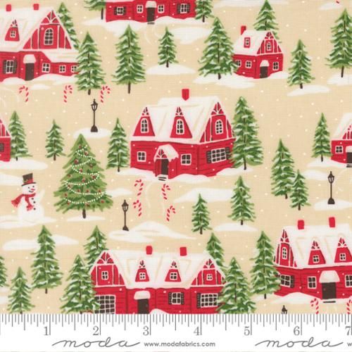 Holiday Cheer Village Landscape Natural