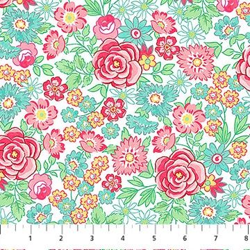 Quilting In Bloom Large Rose White