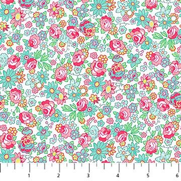 Quilting In Bloom Mini Rose White
