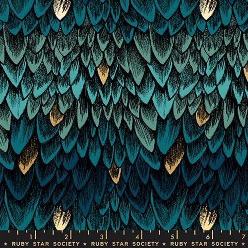Fireglow Scales Novelty Metallic Feathers Galaxy