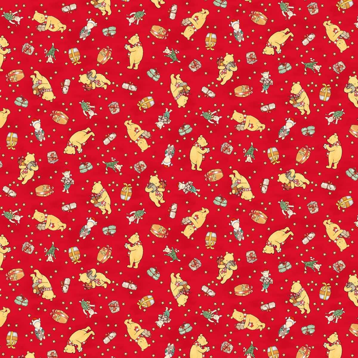 Christmas At Pooh Corner Red