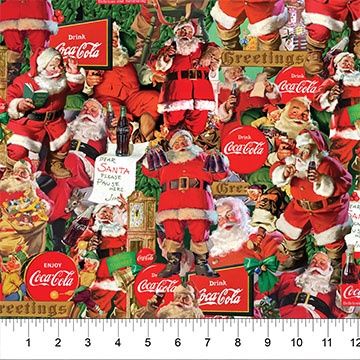 Coca Cola Santa Santa Scenes Red