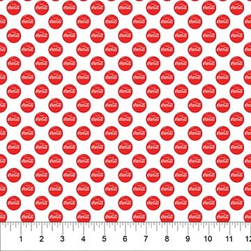 Coca Cola Santa Bottle Dots White/Red