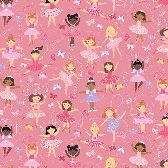 Dance Class Ballerinas Pink