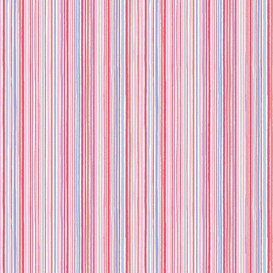 Dance Class Fine Stripe Pink