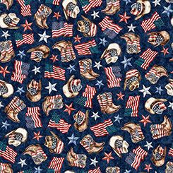 American Country American Cowboy Navy